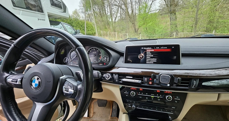BMW X6 cena 163000 przebieg: 169000, rok produkcji 2016 z Biała małe 631
